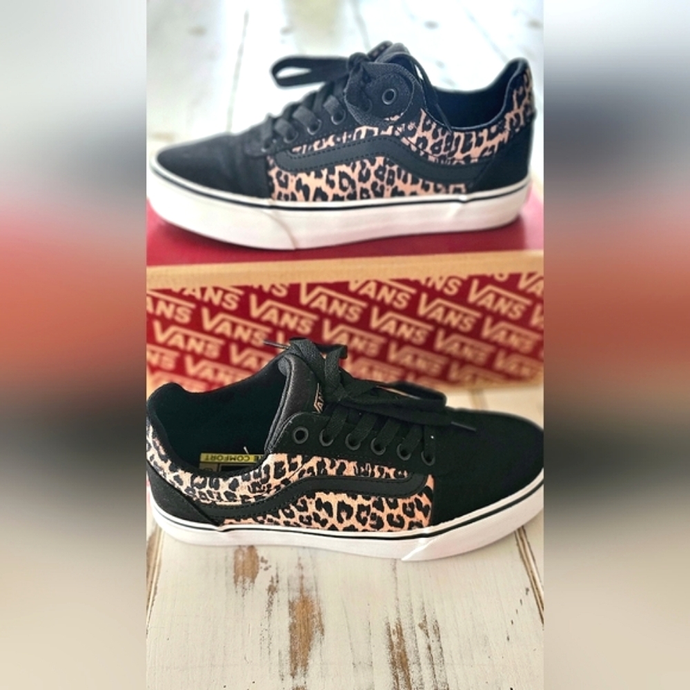 Leopard Vans Ward Deluxe Comfort Shoes